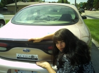 Cindy and her car